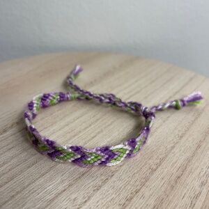 10/$25 Violet Garden Woven Bracelet